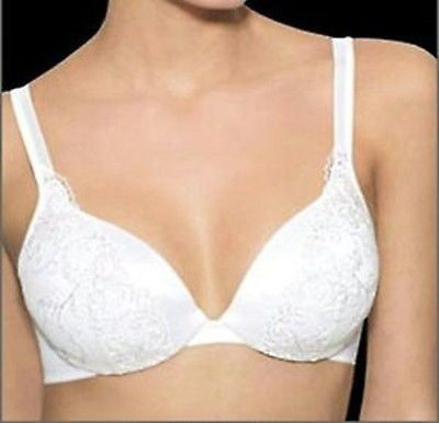 Bali Elegant-U Lift Full Busted Underwire Bra 3468 in White Size 36DD