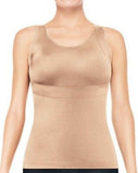 Assets by Sara Blakely Shaping Tank Top 1145/1145P in Very Bare and Black