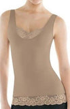 Assets by Sara Blakely Women's Lace Tank 1128 in Black and Nude