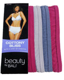 Bali Women's UG40WP Cottony Bliss Brief 4-Pack Assorted