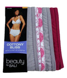Bali Women's UG40WP Cottony Bliss Brief 4-Pack Assorted