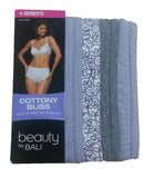 Bali Women's UG40AS Cottony Bliss Brief 4 Pk
