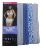 Bali Women's UG40AS Cottony Bliss Brief 4 Pk