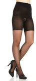 Assets by Sara Blakely Spanx Textured Shaping Pantyhose, Backseam 1199 Black