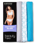 Bali Women's UT41AS Hipster Brief 3-Pack Cottony Bliss