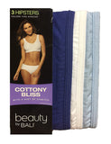 Bali Women's UT41AS Hipster Brief 3-Pack Cottony Bliss