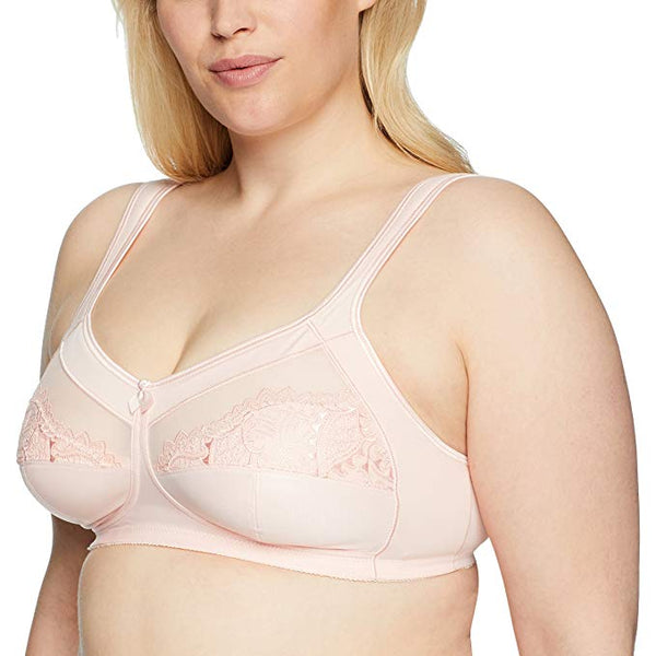 Amoena Isadora Wire Free Full Figure Bra Light Rose Bra 44365