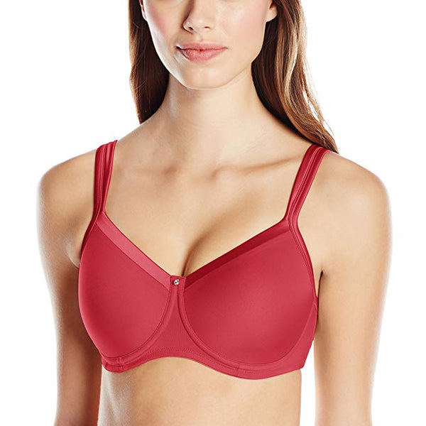 Amoena Women's Lara Satin Molded Foam Cup Wire-Free Bra