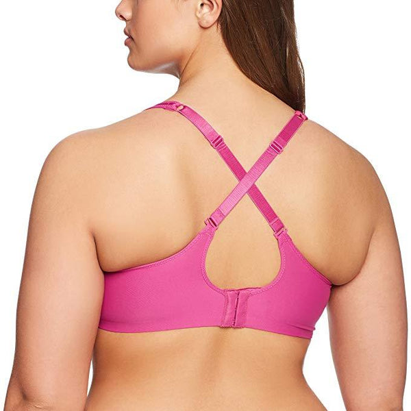 Bali Women's One Smooth U Ultra Light Illusion-Neckline Underwire Bra, Magenta Majesty