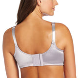 Bali Women's Double Support Wire Free Bra, Warm Steel,38B
