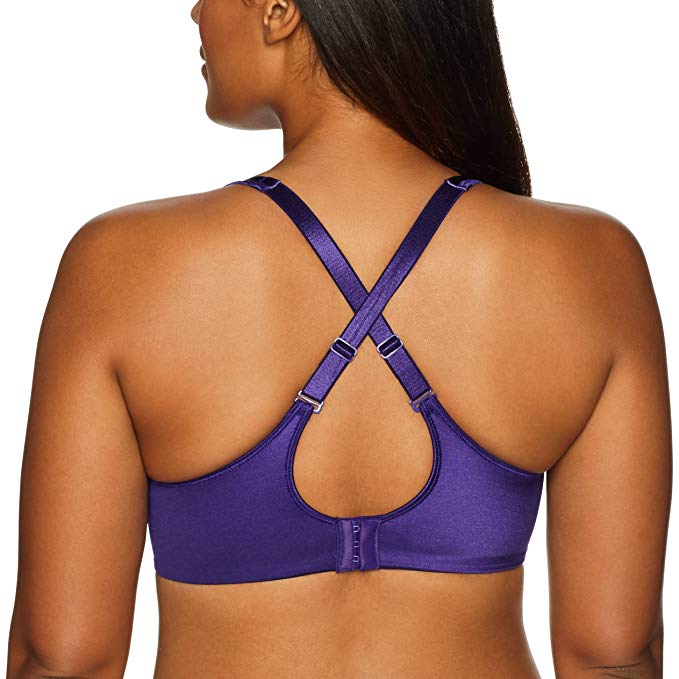 Playtex Women's Love My Curves Modern Curvy Uw T-Shirt Bra, Violet