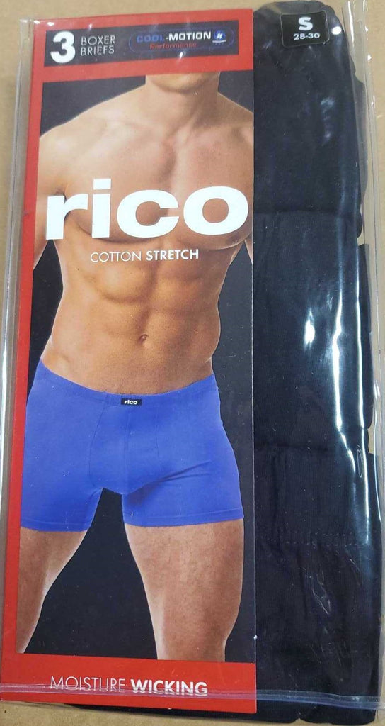 Rico 3-pk. Cotton Stretch Boxer Briefs – Atlantic Hosiery