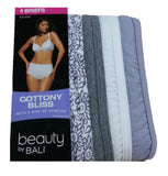 Bali Women's UG40AS Cottony Bliss Brief 4 Pk