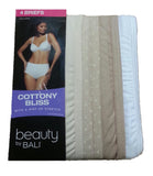 Bali Women's UG40WP Cottony Bliss Brief 4-Pack Assorted
