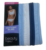 Bali Women's UG41AS Hipster Brief 4-Pack Cottony Bliss