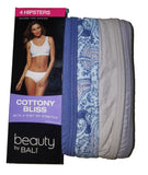 Bali Women's UG41AS Hipster Brief 4-Pack Cottony Bliss