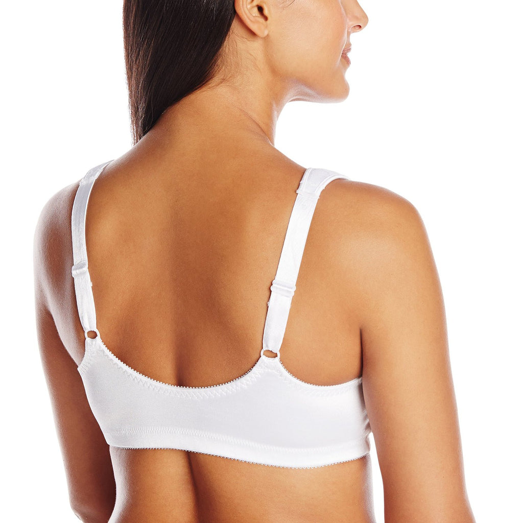 Lison Post-Surgery Mastectomy Bra with straps - White - front
