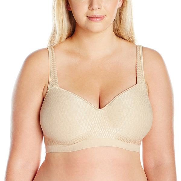 Bali Designs Women's Comfort Revolution Wirefree with Lift Swiss Dot