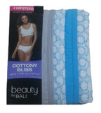 Bali Women's UG41AS Hipster Brief 4-Pack Cottony Bliss