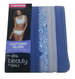 Bali Women's UG41AS Hipster Brief 4-Pack Cottony Bliss