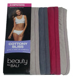 Bali Women's UG41WP Hipster Cottony Bliss Brief 4-Pack