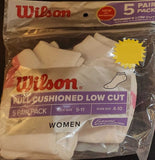 Wilson 5 Pairs Women's Extreme Sports Low Cut Socks RHW2845W