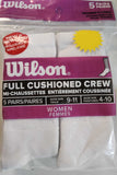 Wilson 5 Pairs Women's Full Cushioned Crew Socks RW5626W