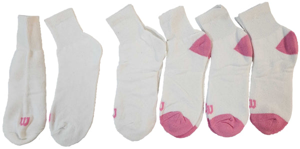 Wilson 5 Pairs Women's Extreme Sports Quarter Socks RHW286DW