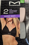 Maidenform Women's 2 Rib Seamless Wireless Bras Style 12308C