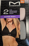Maidenform Women's 2 Rib Seamless Wireless Bras Style 12308C