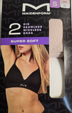 Maidenform Women's 2 Rib Seamless Wireless Bras Style 12308C