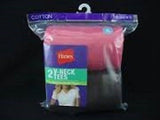 Hanes Women's Assorted Jersey V-Neck T-Shirts 2-Pack Style 51W2AS