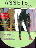 Assets by Sara Blakely High-Waist Terrific Tights Hosiery Style 182 In Black Berry