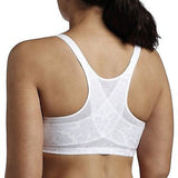 New Playtex Posture Support Front Closure Wire-Free Bra Style 4643 White Nude