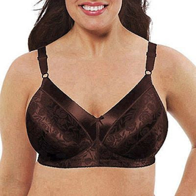 Just My Size Full Coverage, Leopard Satin, Wirefree Plus-Size Bra