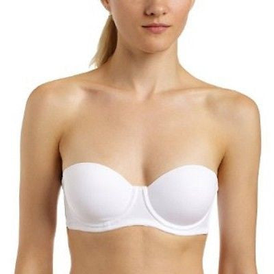 Bali Women's Concealers Convertible Strapless Underwire Bra Style #3427 in White