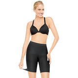 Assets by Sara Blakely Mid Thigh Shaper Super Control Style #1840 Bare & Black