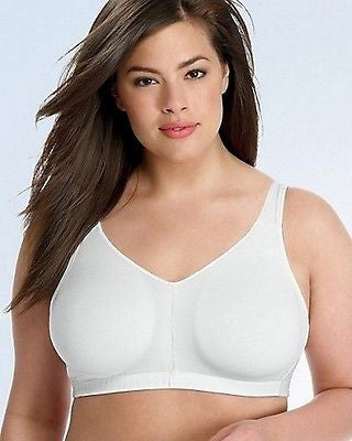 New Just My Size Style Number 1256 Ultimate Comfort Bra With Seamless, White