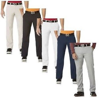 Men's Callaway Flat Front 2Way Stretch Golf Trousers Pants Style #BEFB0041