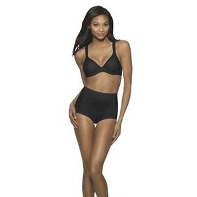 New Hanes Women's 2-Pack Everyday Smoothing Brief Style #HP51 in Nude and Black