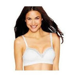 Barely There 4798 CustomFlex Fit Comfort Foam Wirefree Lift Bra Large White