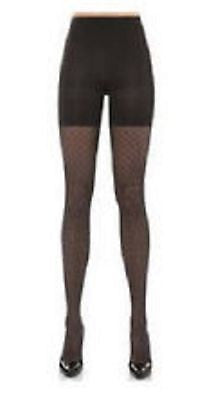 Spanx Assets By Sara Blakely Textured Shaping Lattice Tights 1655 in Black