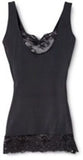 Assets by Sara Blakely Women's Lace Tank 1128 in Black and Nude