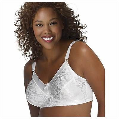 JUST MY SIZE Wireless Bra Pack, Full Coverage, Leopard Satin, Wirefree  Plus-Size Bra, (Sizes from 32C to 50DD), White - 2-Pack, 38D : :  Clothing, Shoes & Accessories