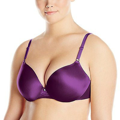 New Maidenform Women's Smooth Push-Up Underwire Bra 9476  Berry Bomb Lavender