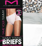 Maidenform Ladies Tummy Toning Briefs 3-Pack Cotton Lace