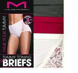 Maidenform Ladies Tummy Toning Briefs 3-Pack Cotton Lace