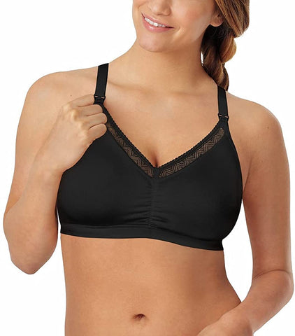 Playtex Women's Nursing Shaping Foam Wire Free W/ Lace Bra US3002