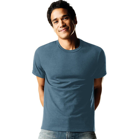 Hanes Men`s TAGLESSÂ® ComfortSoftÂ® Dyed Crewneck T-Shirt