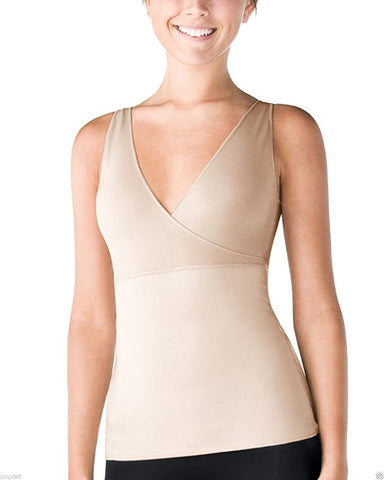 Assets By Sara Blakely Fantastic Firmers Criss Cross Camisole 872 (Small, Nude)